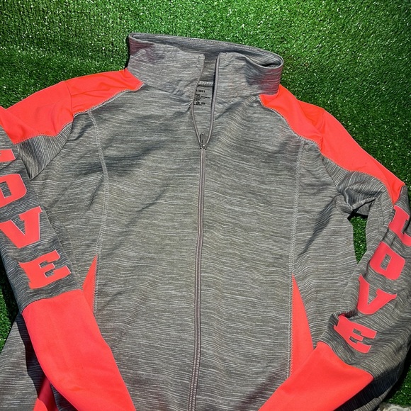 Body Instinct Workout Set size large ZIP UP JACKET AND LEGGINGS - Picture 2 of 4